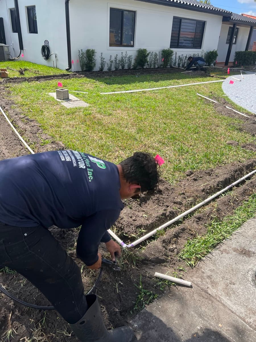 Irrigation installation project